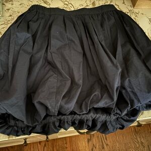 Anthropologie Navy Bubble Mini Skirt Size Small